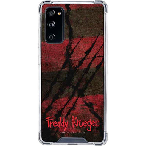 Nightmare on Elm Street Freddy Krueger Scratch Galaxy S20 FE Clear Case